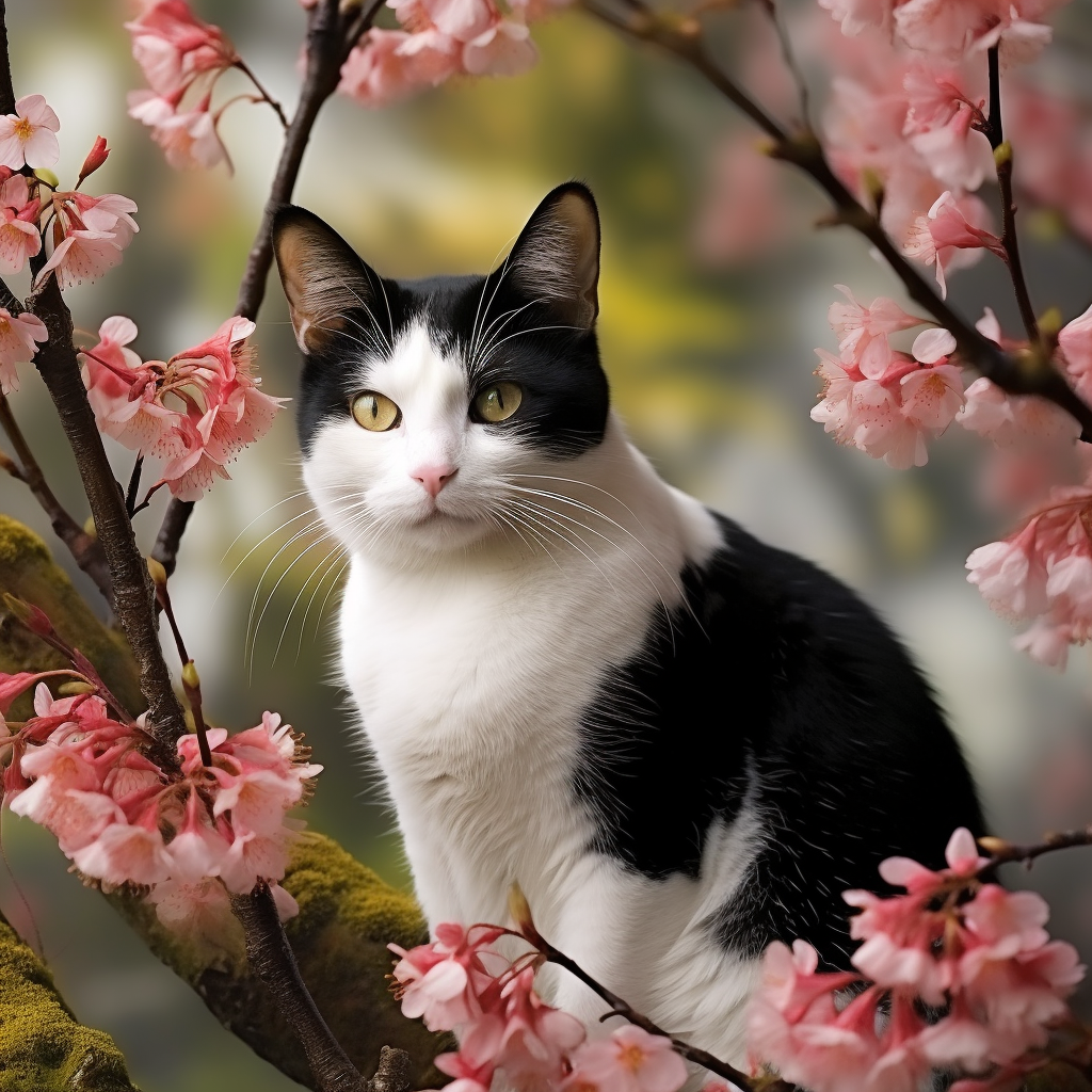 Japanese bobtail cat