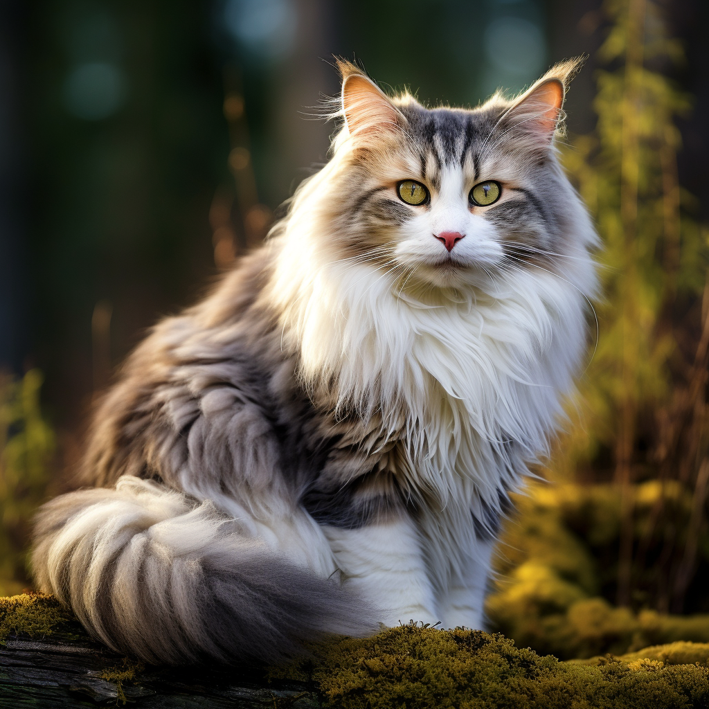 Norwegian forest cat breed